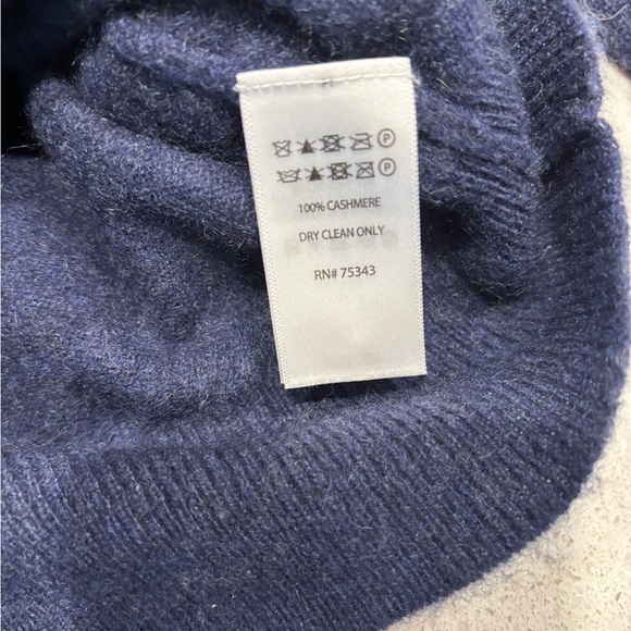 Christian Lacroix | Navy 100% Cashmere Sweater, Men’s Size M - Picture 5 of 8